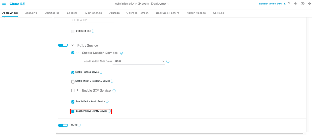 Verify PassiveID Services on the ISE