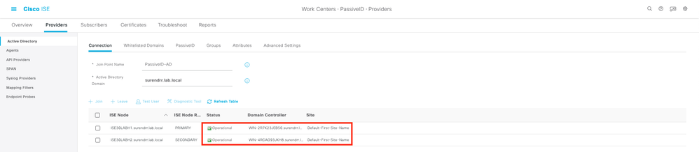 Verify Active Directory is Connected to the Domain Controllers