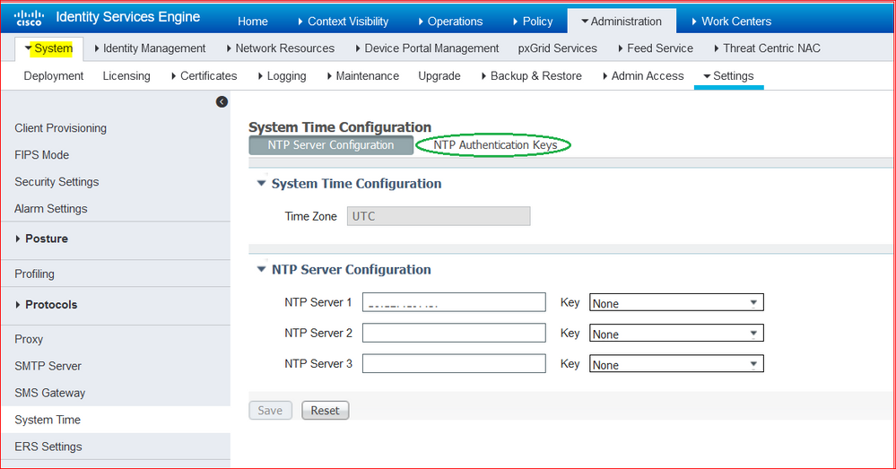 NTP Authentication GUI