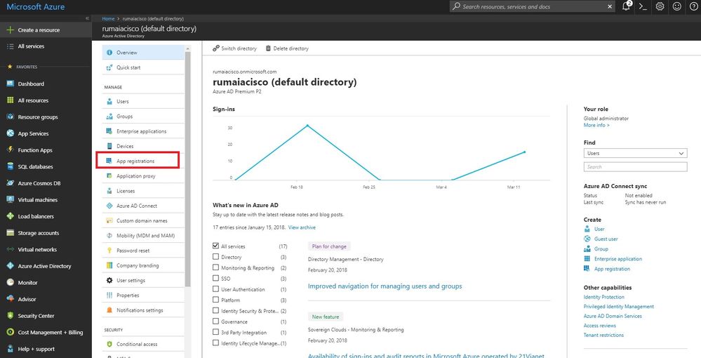 Integrate Intune MDM with ISE - App Registrations