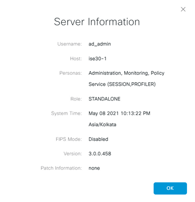 Microsoft AD Integration para Cisco ISE - Información del servidor