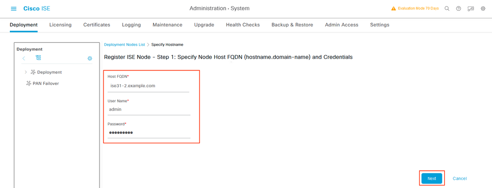 Cisco ISE on AWS - ISE Deployment. Login