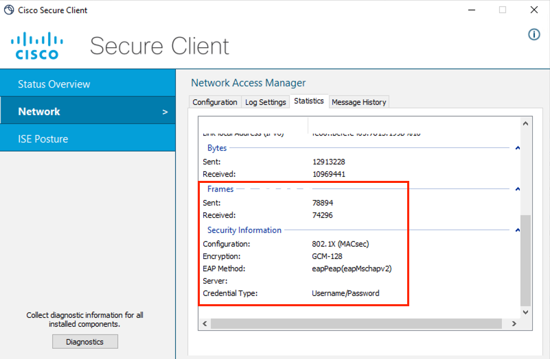 Secure Client user interface