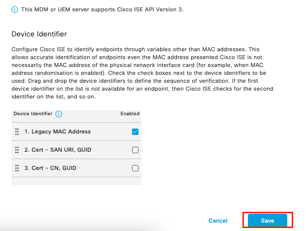 Additional configuration for MDM server