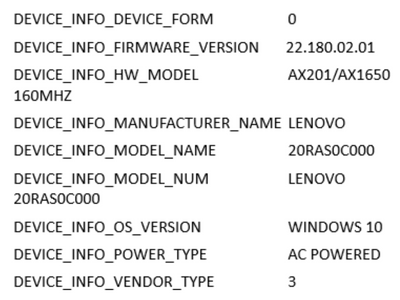 Windows 10終端屬性示例