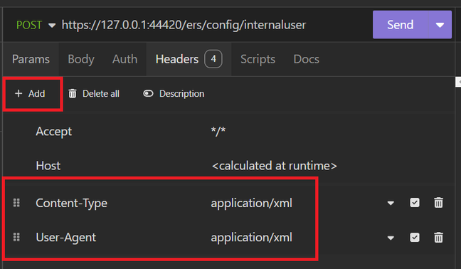 Cabeçalhos XML