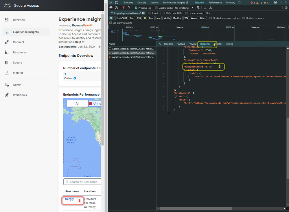 ThousandEyes - Developers Tool Troubleshoot 3