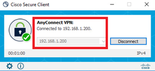 VPN-Verbindung vom Techniker-Client initiieren