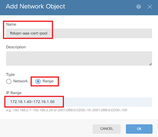 Ipv4アドレスプールの詳細