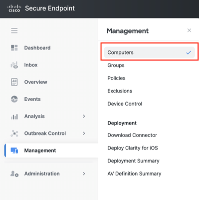 Move the Identified Endpoint to Computers