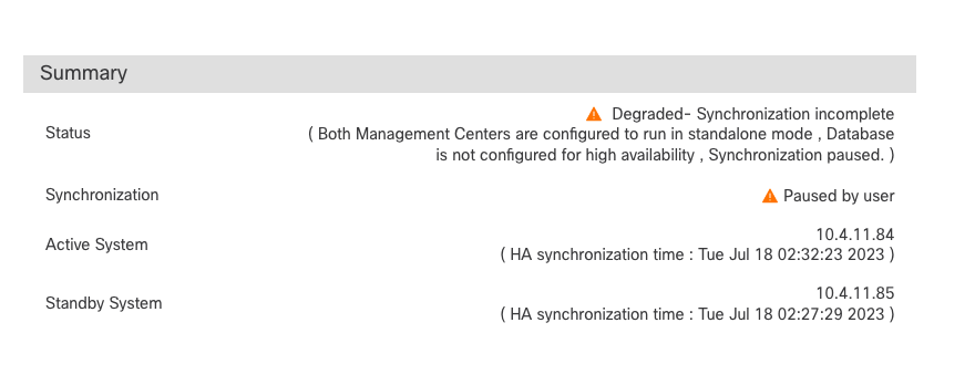 Synchronization Status should be Paused per User