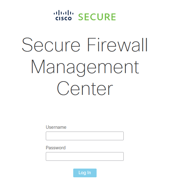 Sicherer Zugriff auf die Firewall Management Center-Benutzeroberfläche