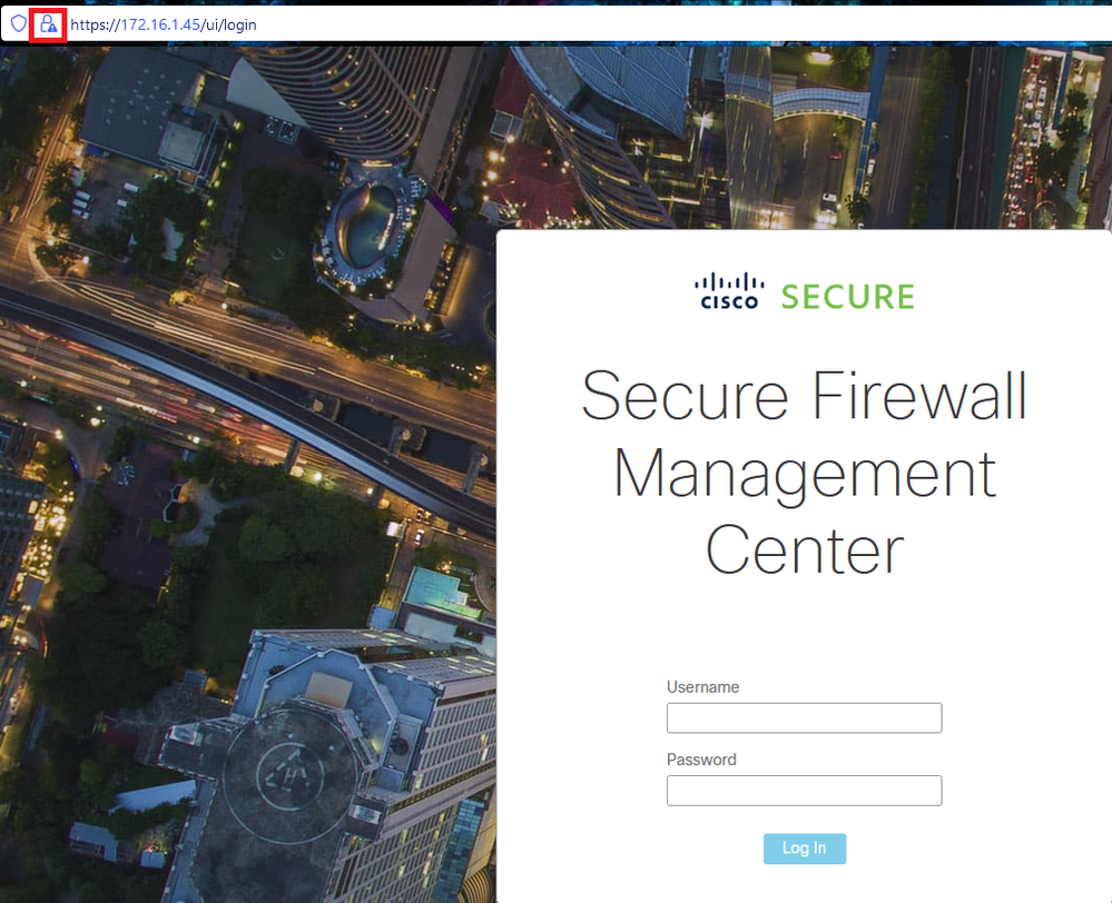 Zertifikat für das Secure Firewall Management Center