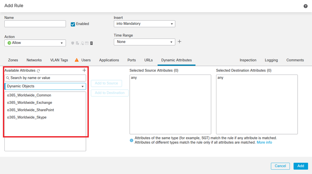 Überprüfen der dynamischen O365-Attribute