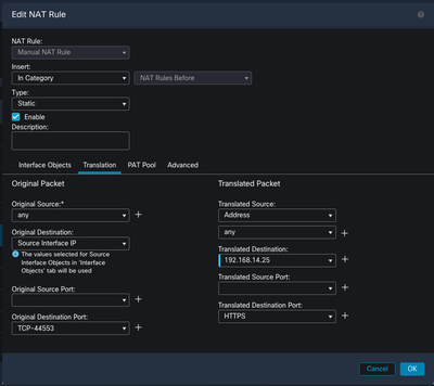 Configure NAT