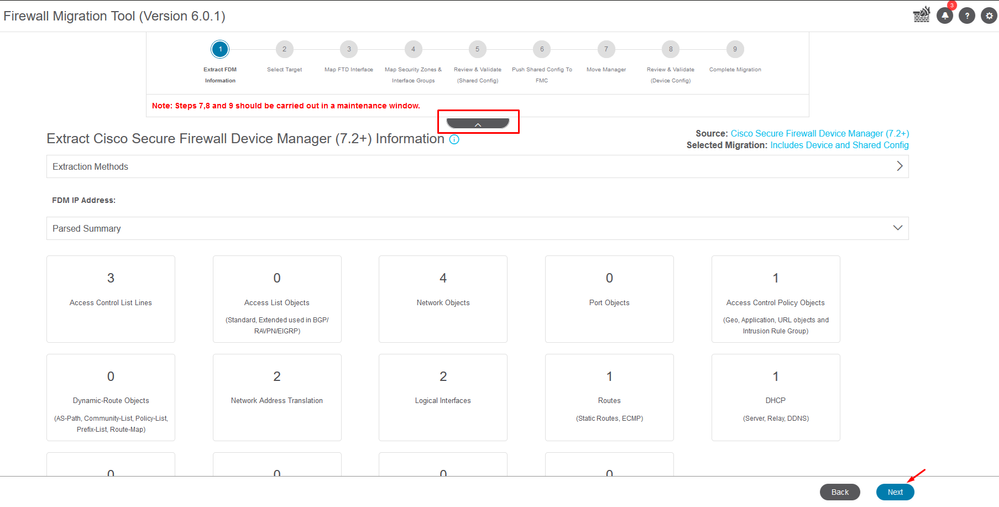 Steps for Migration Process