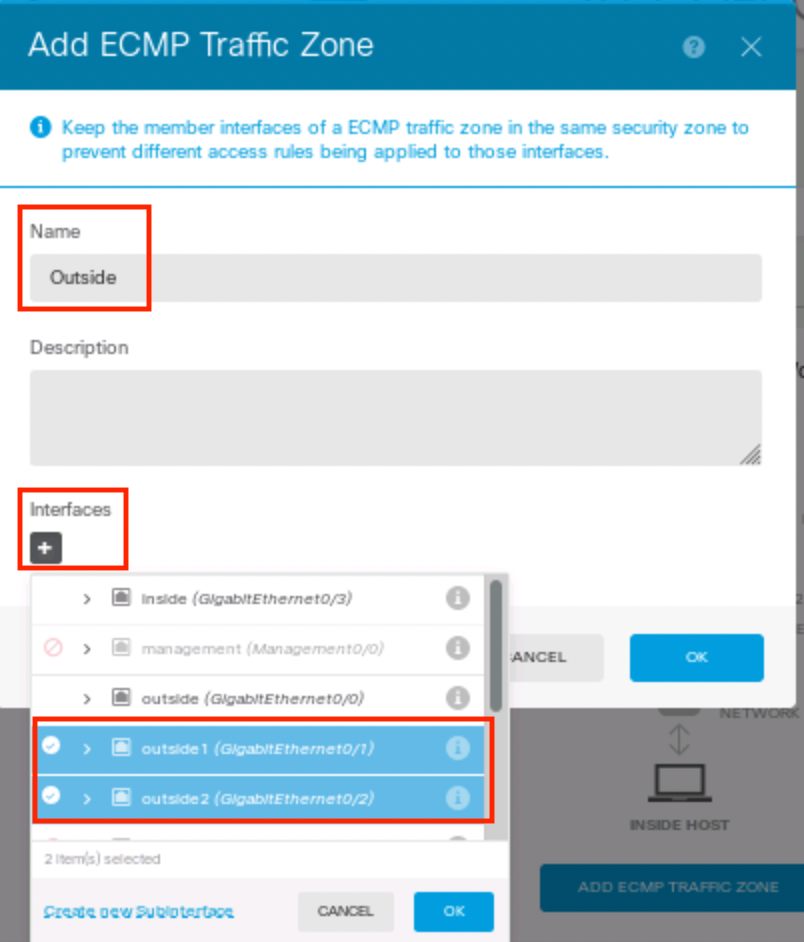 Step 1 ECMP Zone3