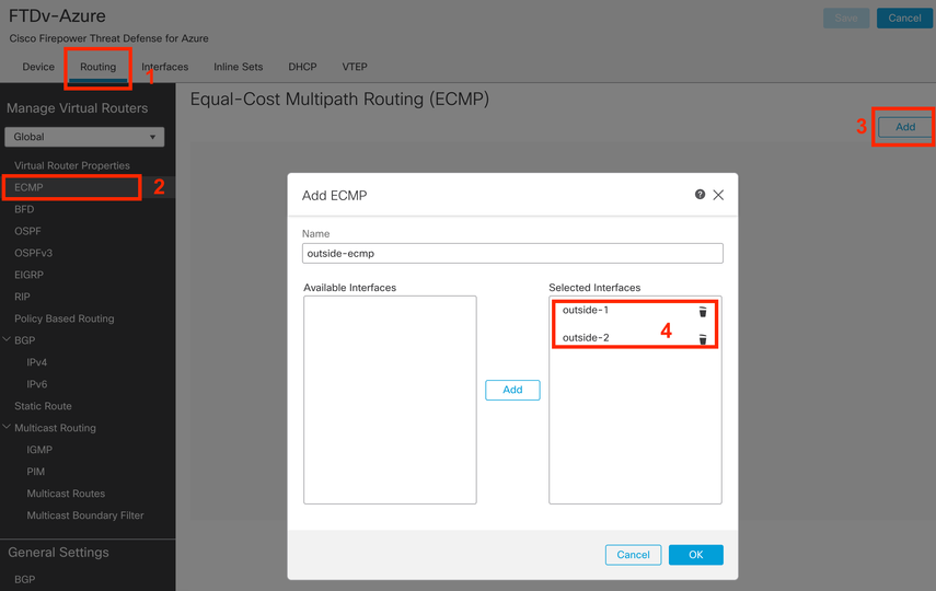 Configure an ECMP Zone