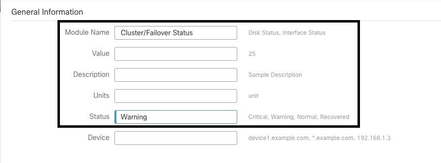 Failover Filter Messages