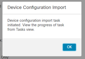 Device Config Import