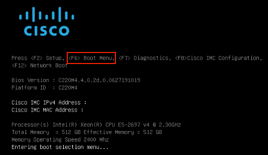 Secure Malware Analytics - Bios Screen