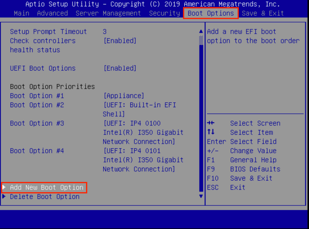 Secure Malware Analytics - Boot Options