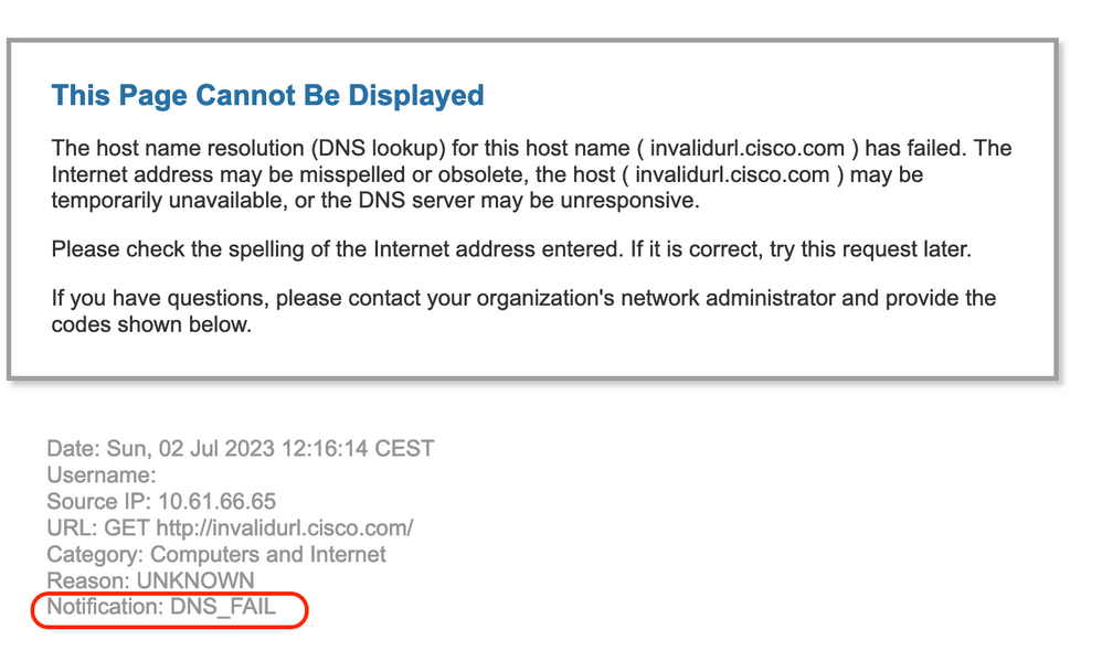 Image - DNS FAIL Error