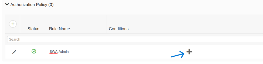 Add Authorization Policy Condition