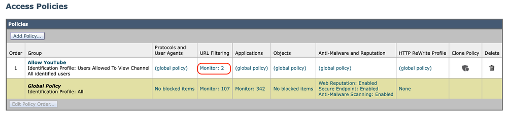 Configure Access Policy