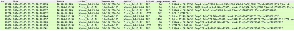 イメージ：WebサーバへのHTTP-SWA-Explicit-no cache