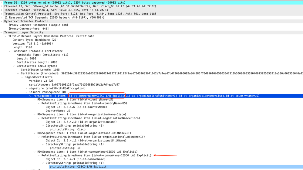 イメージ – HTTPS証明書 – 明示的 – クライアントへのSWA