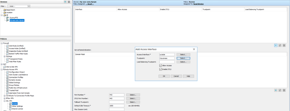 CSM SSL Configuration