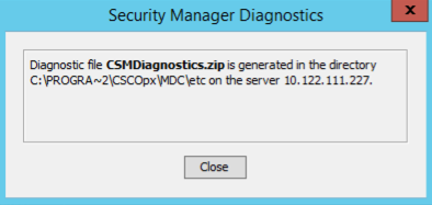 CSM General Diagnostic File Generation - 3