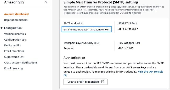 AWS_Simple_Email_Service_Account_dashboard