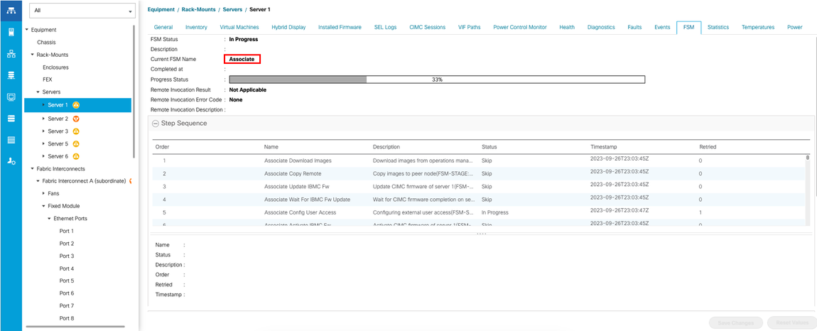 service profile association