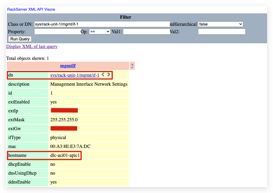 Visore Hostname DN