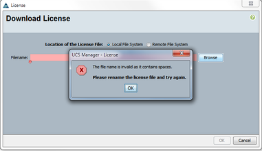 License Install Error