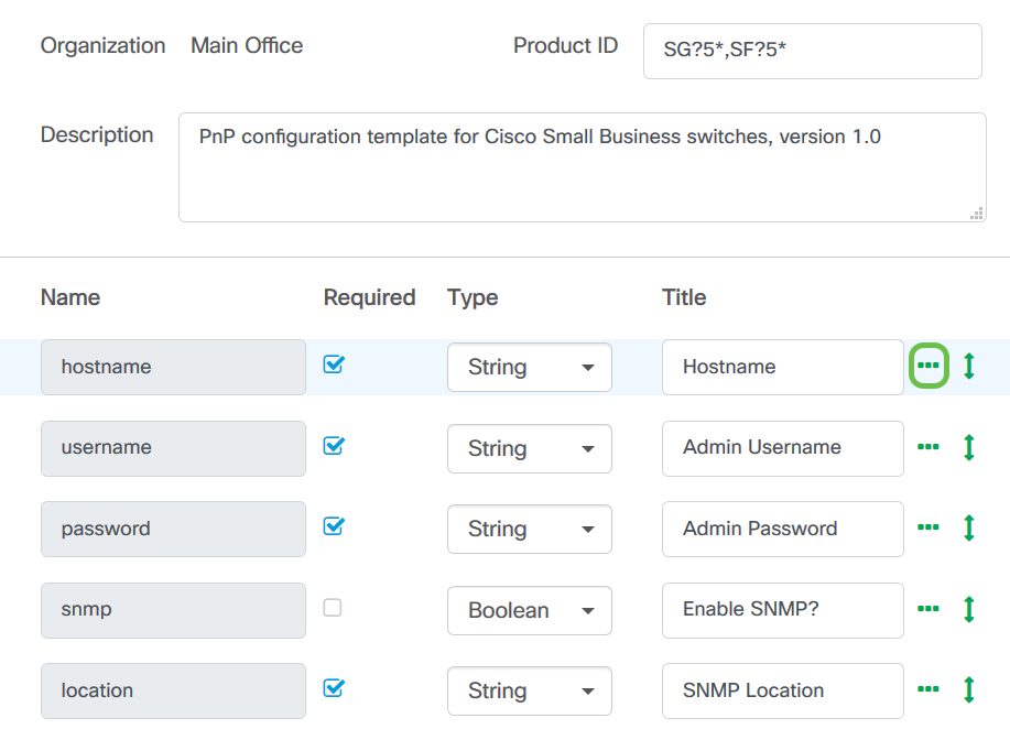 Modify the metadata associated with each placeholder using the form on the right to ensure that the placeholder is presented to the user in the most appropriate way. 