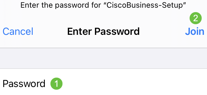 Enter password cisco123 and click Join.