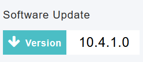 Login to the Primary AP UI and verify the Primary AP software version in the Software Update window.