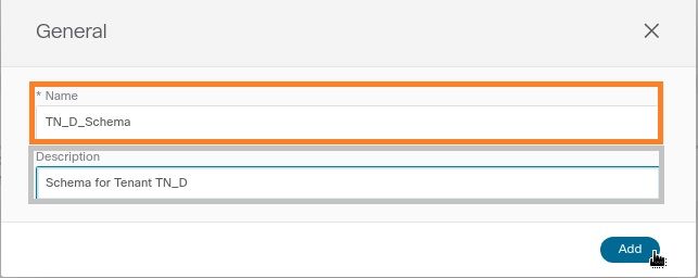 Configure Intersite L3out With ACI Multi-Site Fabrics - Schema Creation