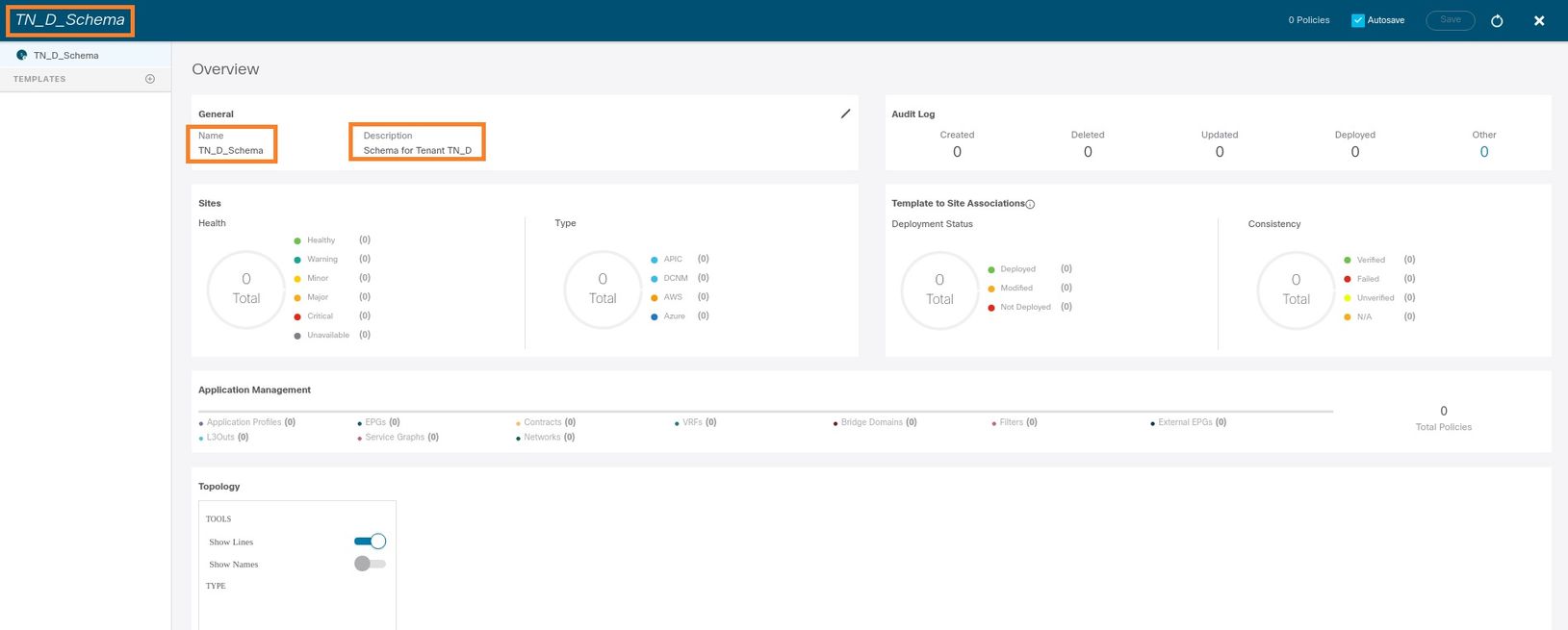 Configure Intersite L3out With ACI Multi-Site Fabrics - Schema Creation