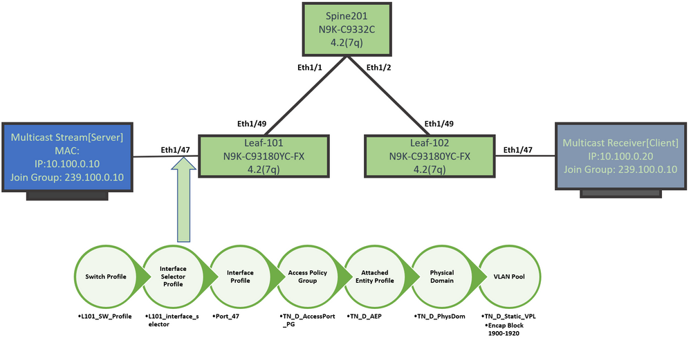 Cisco ACI – multicast server fabric port policy