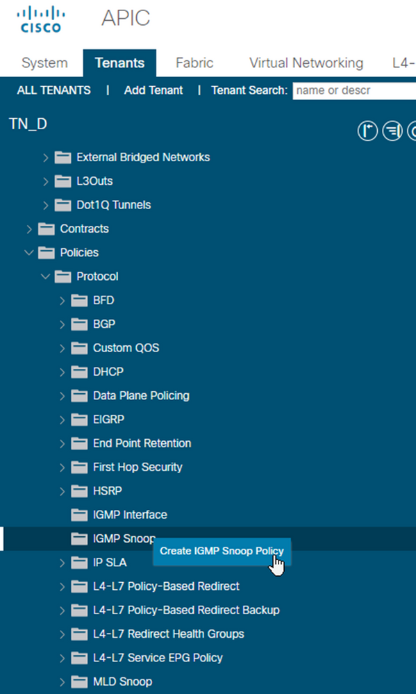 Cisco ACI - create IGMP policy1