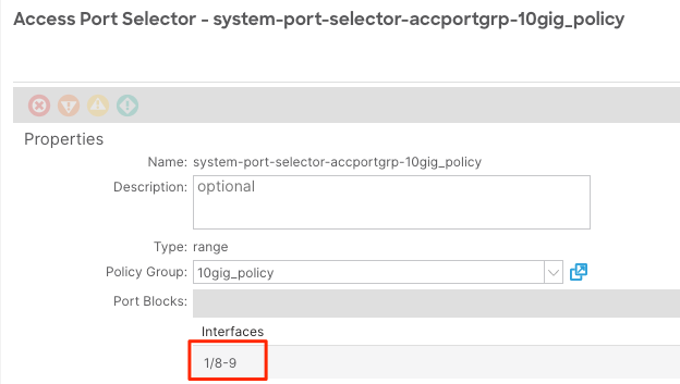 Adding port e1/9 to the existing policy