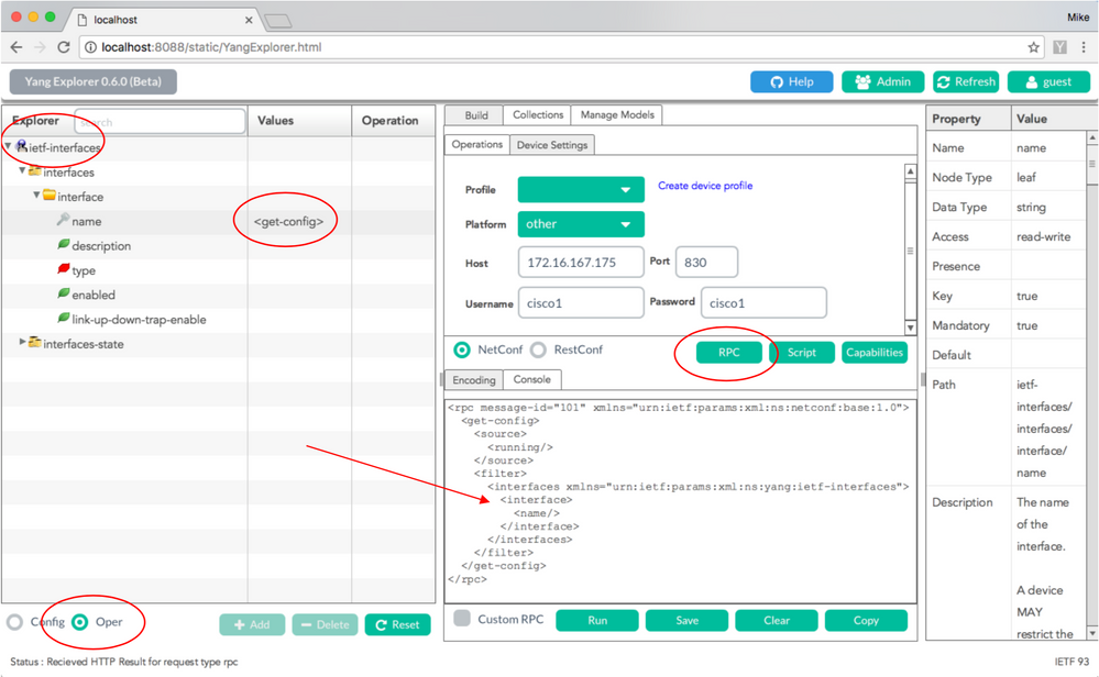 Solicite uma lista de nomes de interface do Catalyst 3850