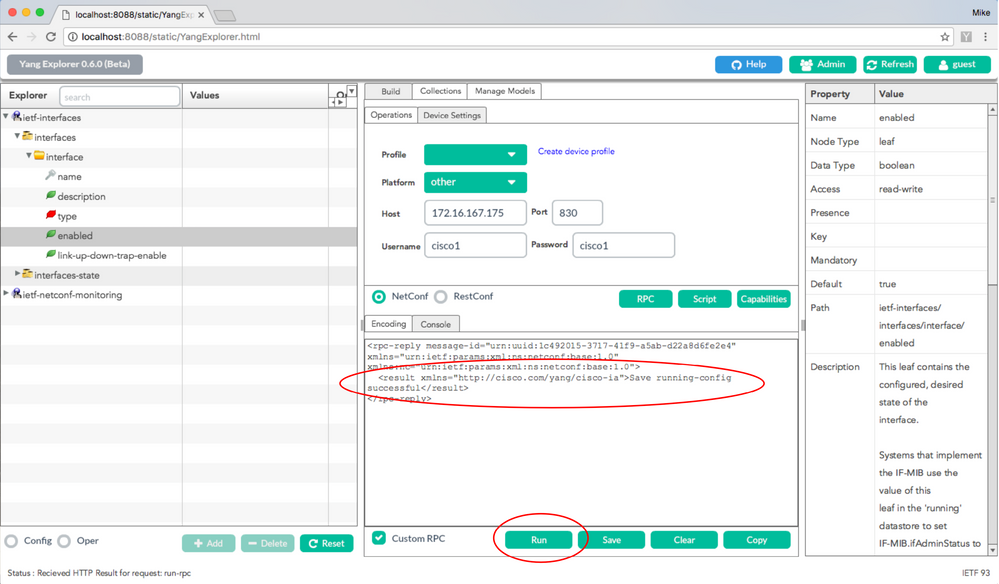 Executar para Enviar a Mensagem RPC Personalizada