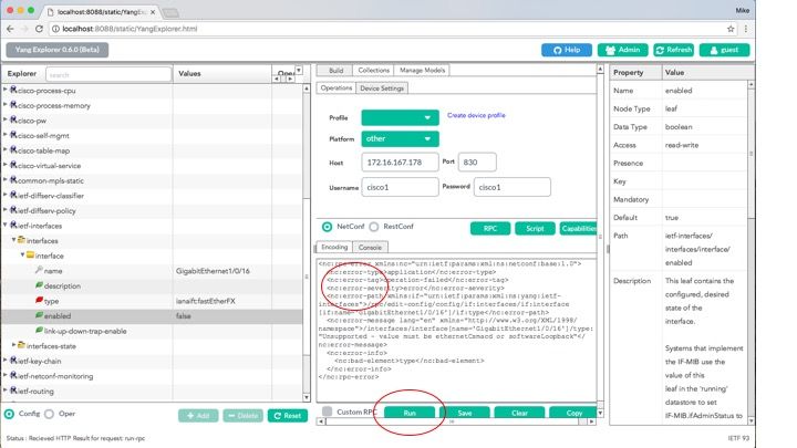 O Catalyst 3850 responde com uma mensagem de erro