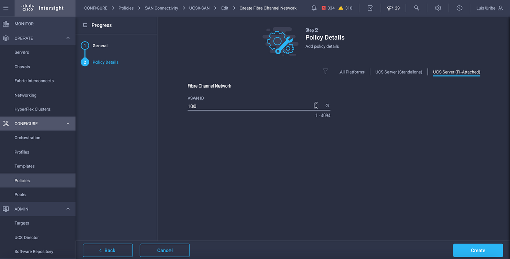 Configure Required VSAN