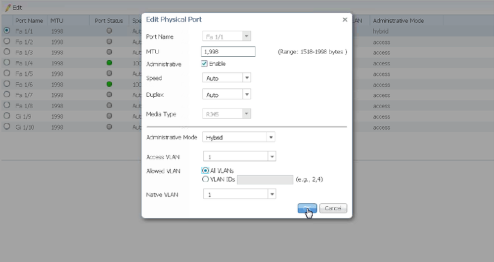 Assigning Voice VLAN on Port